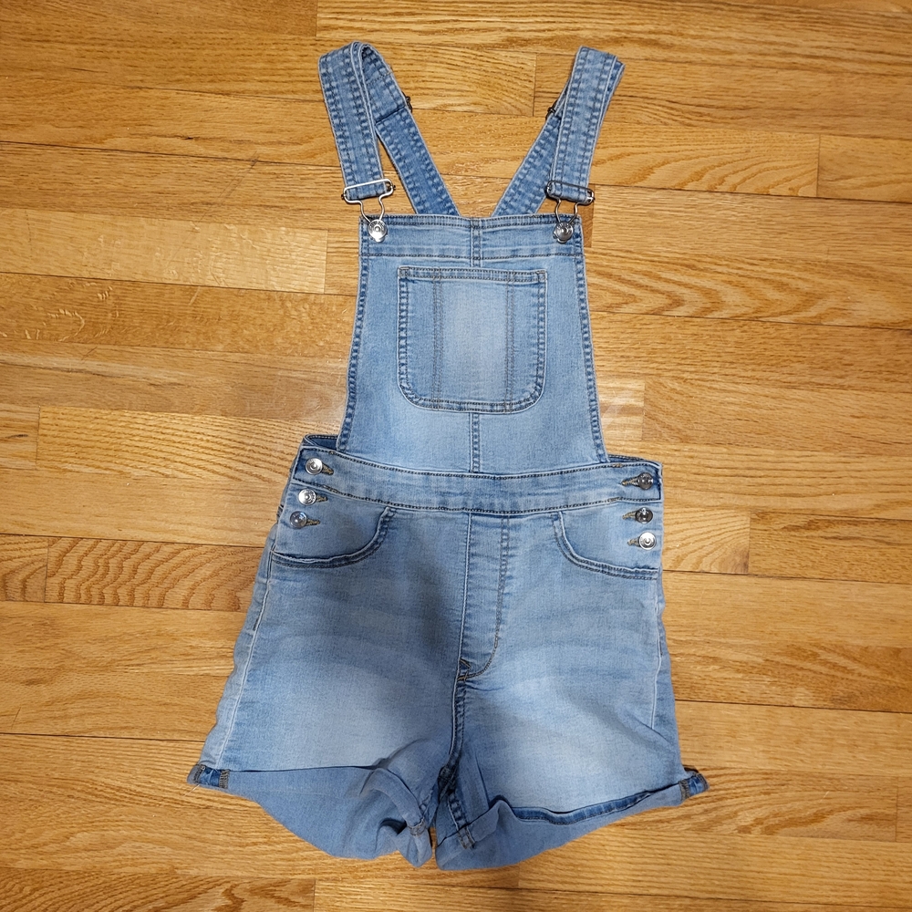 H&M Light Wash Denim Overalls